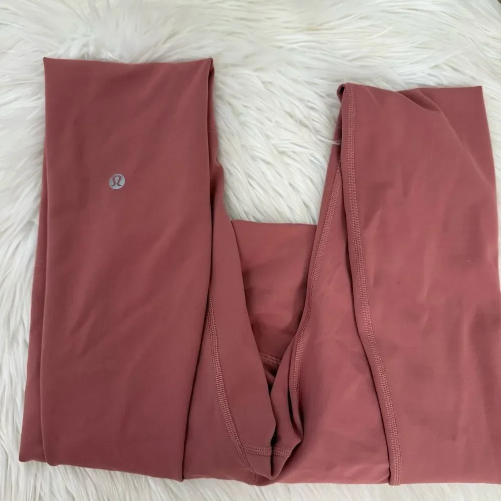 lululemon athletica dusty rose leggings - size 4